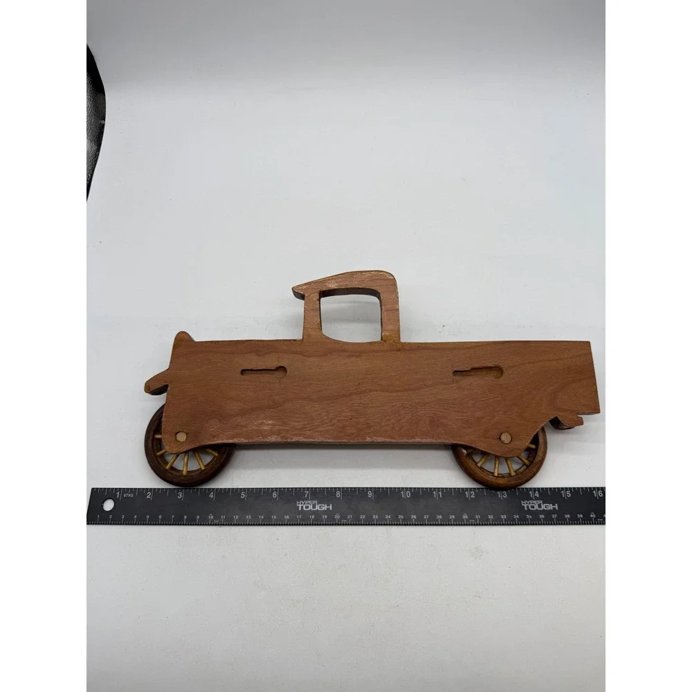 Vintage Wooden Antique Truck Wall Key Rack 5 Hook‎ Entryway Organizer
